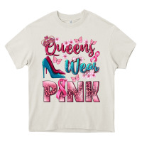 Queens Wear Pink Breast Cancer Heavy Core Tee | Teevron