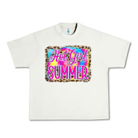 Hot Girl Summer Tie Dye Leopard Urban Heavy Tee | Teevron
