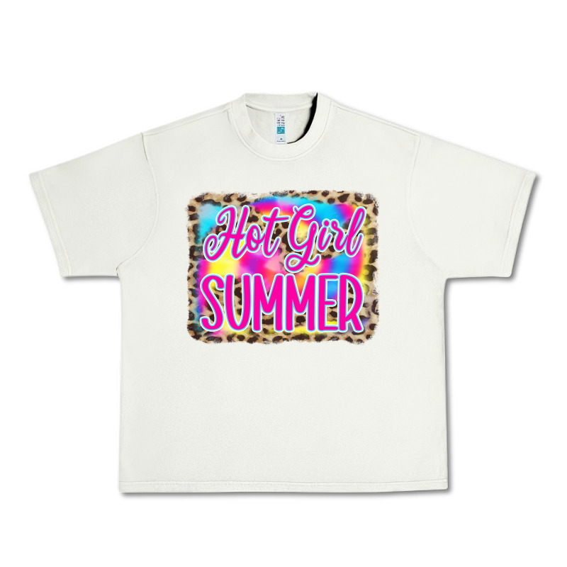 Hot Girl Summer Tie Dye Leopard Urban Heavy Tee by CowCowDesign | Teevron