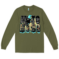 Army Green Moto mama Mother's Day Long Sleeve Tee - FaDigitalArtStudio