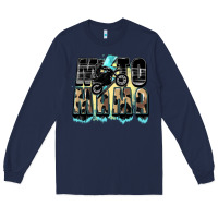 Navy Moto mama Mother's Day Long Sleeve Tee - FaDigitalArtStudio