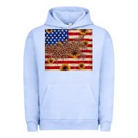 Pigment Grape Ice American flag leopard sunflower Urban Hoodie - JahusDesignShop