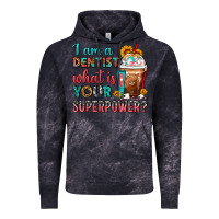 Cloud Black I Am A Dentist What Is Your Superpower Frappe Vintage Hoodie - FaDigitalArtStudio