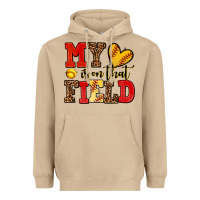 Mushroom my heart is on that field softball Heavyweight Hoodie - AdoDesignShop