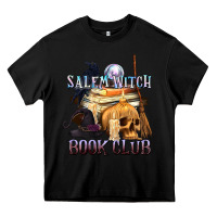 Black Salem Witch Book Club Heavy Core Tee - texasbilliewilder