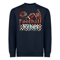 Navy football vibes Heavyweight Sweatshirt - BarkalooDesign