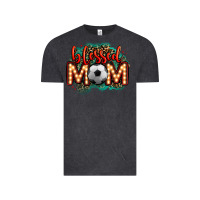 Vintage Black blessed soccer mom lightbulb letters Vintage Tee - OliviaCreatesArt