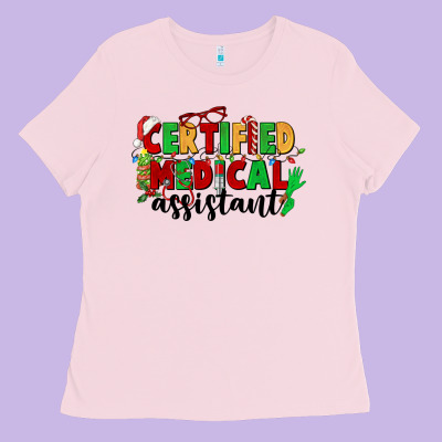 Certified Medical Assistant Ladies Tee Designed By Cowgirlartshop