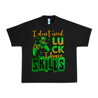 Black St. Patrick's I don't need luck i have skills Urban Heavy Tee - OliviaCreatesArt