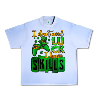 Grape Ice St. Patrick's I don't need luck i have skills Urban Heavy Tee - OliviaCreatesArt