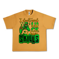 Peanut Butter St. Patrick's I don't need luck i have skills Urban Heavy Tee - OliviaCreatesArt