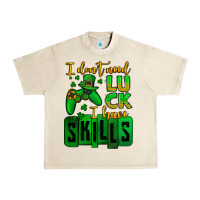 Sandshell St. Patrick's I don't need luck i have skills Urban Heavy Tee - OliviaCreatesArt