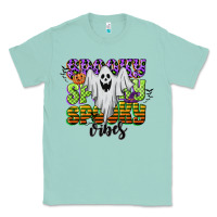 Seafoam spooky spooky spooky vibes Classic Tee - CowGirlArtShop