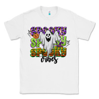 White spooky spooky spooky vibes Classic Tee - CowGirlArtShop