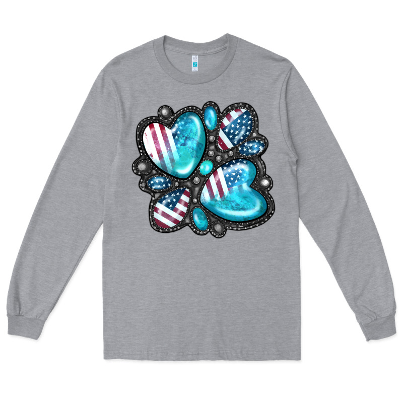 American Gemstone Long Sleeve Tee by FaDigitalArtStudio | Teevron