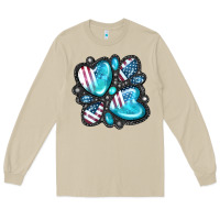 Mushroom American gemstone Long Sleeve Tee - FaDigitalArtStudio