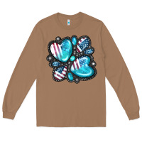 Toasted Coconut American gemstone Long Sleeve Tee - FaDigitalArtStudio