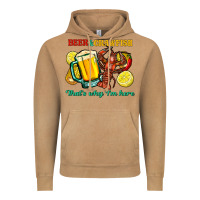 Vintage Camel Beer&crawfish that's why i'm here Vintage Hoodie - FaDigitalArtStudio