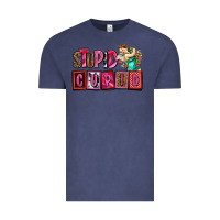 Vintage Denim stupid cupid with cupid olivia Vintage Tee - OliviaCreatesArt