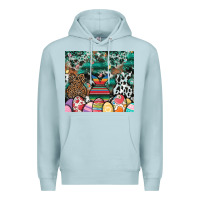 Blue Mist easter Premium Hoodie - CowhideDigitalArt