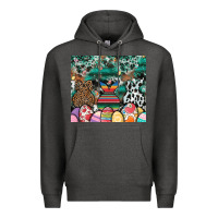 Charcoal Heather easter Premium Hoodie - CowhideDigitalArt