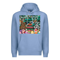 Colony Blue easter Premium Hoodie - CowhideDigitalArt