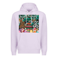 Lilac easter Premium Hoodie - CowhideDigitalArt