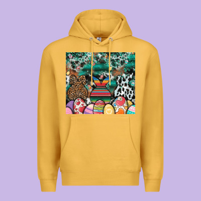 Easter Premium Hoodie Designed By Cowhidedigitalart