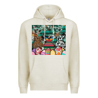 Oatmeal Heather easter Premium Hoodie - CowhideDigitalArt