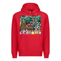 Red easter Premium Hoodie - CowhideDigitalArt
