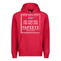 Cardinal papeete tahiti passport stamp vacation travel t shirt Premium Hoodie - maiPhamDesign