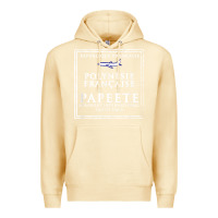 Pina Colada papeete tahiti passport stamp vacation travel t shirt Premium Hoodie - maiPhamDesign