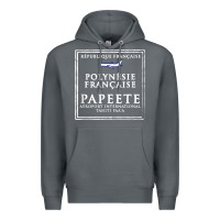 Rock papeete tahiti passport stamp vacation travel t shirt Premium Hoodie - maiPhamDesign