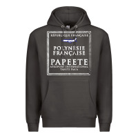 Smoke papeete tahiti passport stamp vacation travel t shirt Premium Hoodie - maiPhamDesign