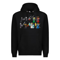 Black ninjago Premium Hoodie - maiPhamDesign