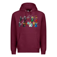 Burgundy ninjago Premium Hoodie - maiPhamDesign