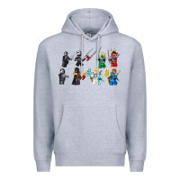 Heather Grey ninjago Premium Hoodie - maiPhamDesign