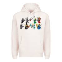 Pale Pink ninjago Premium Hoodie - maiPhamDesign