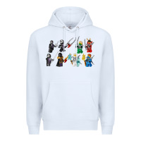 White ninjago Premium Hoodie - maiPhamDesign
