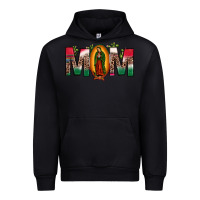 Black mexican flag our lady of guadalupe mom leopard Urban Hoodie - JahusDesignShop