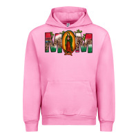 Fuchsia Pink mexican flag our lady of guadalupe mom leopard Urban Hoodie - JahusDesignShop