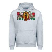 Heather Grey mexican flag our lady of guadalupe mom leopard Urban Hoodie - JahusDesignShop