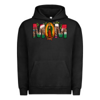 Pigment Black mexican flag our lady of guadalupe mom leopard Urban Hoodie - JahusDesignShop