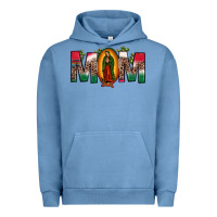 Pigment Pebble Blue mexican flag our lady of guadalupe mom leopard Urban Hoodie - JahusDesignShop