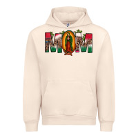Sandshell mexican flag our lady of guadalupe mom leopard Urban Hoodie - JahusDesignShop