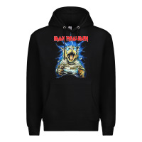 Black iron meowden classic cute cat love animal outfits halloween Premium Hoodie - maiPhamDesign