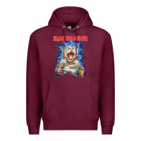 Burgundy iron meowden classic cute cat love animal outfits halloween Premium Hoodie - maiPhamDesign