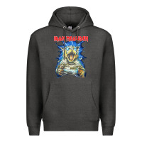 Charcoal Heather iron meowden classic cute cat love animal outfits halloween Premium Hoodie - maiPhamDesign