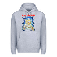 Heather Grey iron meowden classic cute cat love animal outfits halloween Premium Hoodie - maiPhamDesign