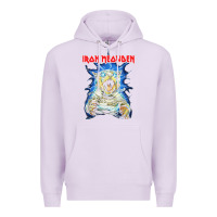 Lilac iron meowden classic cute cat love animal outfits halloween Premium Hoodie - maiPhamDesign